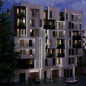 نورپردازی شب مجتمع مسکونی پرستوی عظیمیه کرج