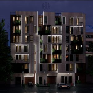 نورپردازی شب نمای مجتمع مسکونی پرستوی عظیمیه کرج