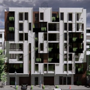 نمای روز مجتمع مسکونی پرستوی عظیمیه کرج